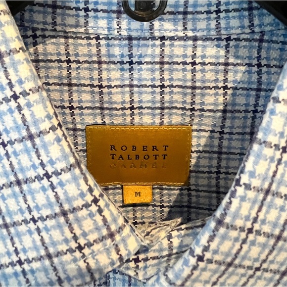 Robert Talbott long sleeve button down men’s shirt. Size M - Picture 3 of 7